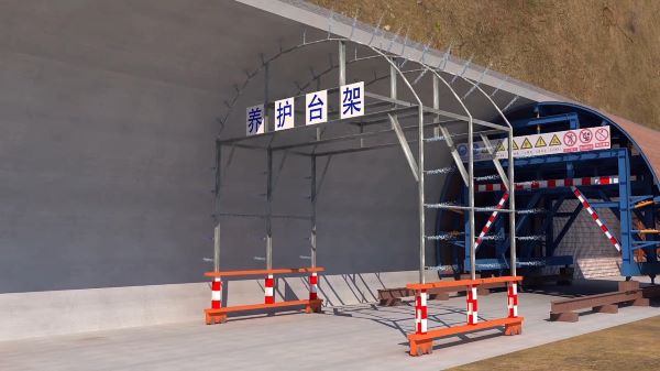 景泰县隧道施工动画制作公司 - 隧道施工工艺和施工方法 - 隧道施工汇报动画视频 - bim 工程施工动画